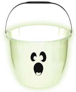 Glow-In-The-Dark Ghost Pail | Halloween Party Supplies