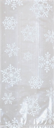 White Snowflake Small Cello Party Bag | Party Supplies