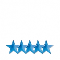 Blue 5" Foil Star | Party Supplies