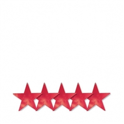 Red 5" Foil Star | Party Supplies