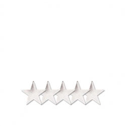 Silver 5" Foil Star | Party Supplies