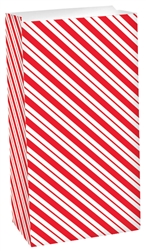 Candy Cane Treat Sack | Party Supplies