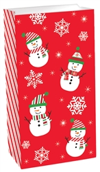 Snowman Value Pack Treat Sacks | Party Supplies