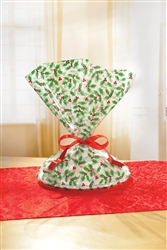 Holly Cookie Tray Bags | Party Supplies