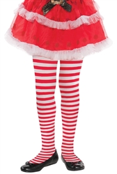 Candy Stripe Tights - Child | Party Supplies