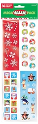 Christmas Printed Paper Sticker Strip | Party Supplies