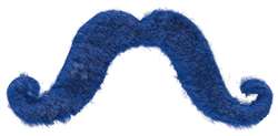 Blue Moustache