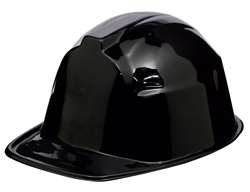 Black Construction Hat