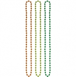 St. Patrick's Day Disco Ball Bead Necklace Pack | Party decorations