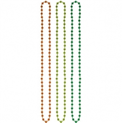 St. Patrick's Day Disco Ball Bead Necklace Pack | Party decorations