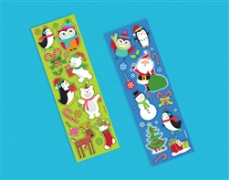 Christmas Printed Paper Strip Sticker | Party Supplies