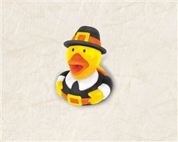 Thanksgiving Pilgrim Rubber Ducky Favor | Party Supplies