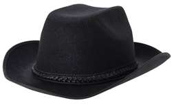 Cowboy Hat - Black - Child | Party Supplies