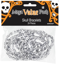 Halloween Skull Bead Bracelet MVP Favors
