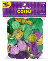 Mardi Gras Mega Value Pack Plastic Coins | Mardi Gras Party Supplies