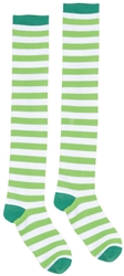 St. Patrick's Day Knee High Socks - Striped | St. Patrick's Day Socks