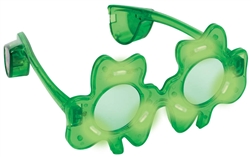 Light-Up Shamrock Glasses  | party supplies