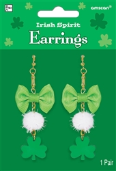 Irish Spirit Earrings  | party supplies
