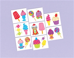 Sweet Treats Scented Tattoos | Party Supplies