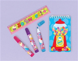 Sweet Treats Stationery Set | Party Supplies