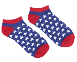 Patriotic No Show Socks | Party Supplies