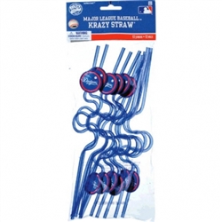 Los Angeles Dodgers Krazy Straw Favors | Party Supplies