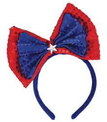 Patriotic Bow Headband | Party Supplies