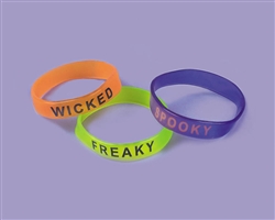 Halloween Silicone Attitude Bracelet