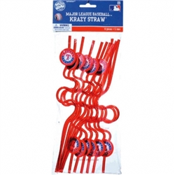 Texas Rangers Krazy Straw Favors | Party Supplies