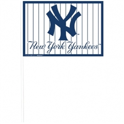 New York Yankees Plastic Flags | Party Supplies
