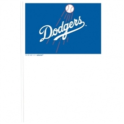 Los Angeles Dodgers Plastic Flags | Party Supplies