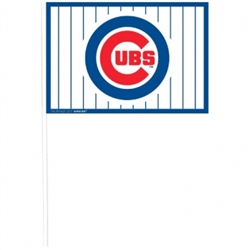 Chicago Cubs Plastic Flags | Party Supplies
