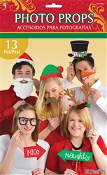 Christmas Photo Prop Kit | Party Supplies
