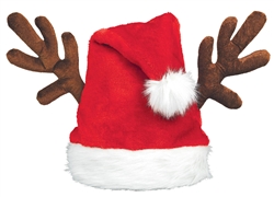 Antlers Santa Hat | Party Supplies