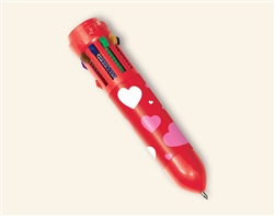 Valentine 10 Color Pen | Valentine's Day Pen