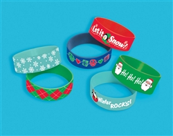 Christmas Silicone Cuff Band | Party Supplies