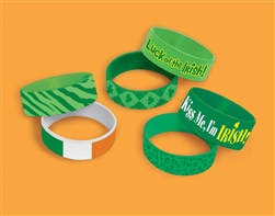 St. Patrick's Day Silicone Cuff Band | party supplies