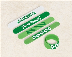 St. Patrick's Day Slap Bracelet | Shamrock Theme