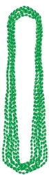 Metallic Bead Necklaces - Green | party supplies