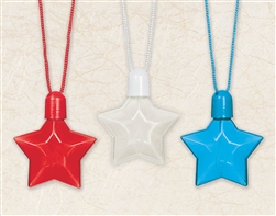 Bubble with Star Necklace Favor | Party Supplies