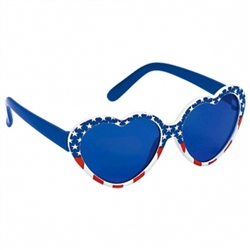 Patriotic Red, White & Blue Glasses - Child | Party Supplies