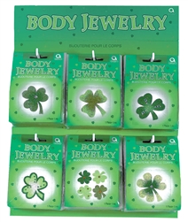 St. Patrick's Glitter Body Jewelry Assortment | St. Patrick's Day Party Accessories