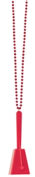 Red Clacker Necklace | Party Supplies