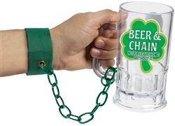 St. Patrick's Day Beer & Chain Arm Band | St. Patrick's Day Party Supplies