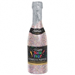 Champagne Bottle Party Popper - Jewel Tone | Party Supplies