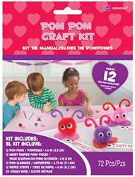 Pom-Pom Character Craft Kit | Party Supplies