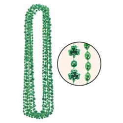 Shamrock Multipack Bead Necklaces | Party Supplies