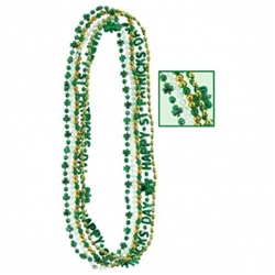 St. Patrick's Bead Necklaces | Party Supplies