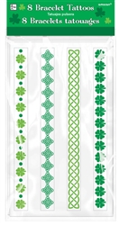 St. Patrick's Day Tattoo Bracelets | Party Supplies