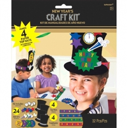 New Years Top Hat Craft Kit | Party Supplies